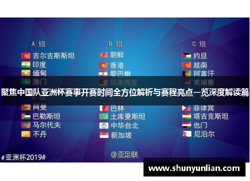 聚焦中国队亚洲杯赛事开赛时间全方位解析与赛程亮点一览深度解读篇